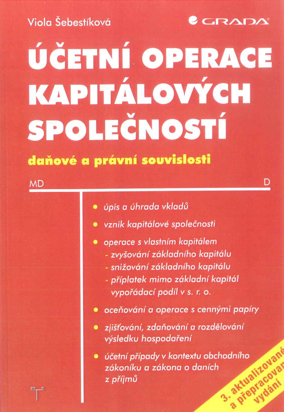 Účetní operace kapitalových společností